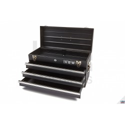 Caisse à outils 3 tiroirs, noire - 6152 