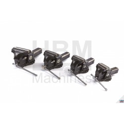 Etau d'établi Black Steel 100 mm avec mors spécial tuyaux - 6336