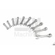 Jeu 10 clés plates courtes fourche/œillet 10-19 mm - 6429