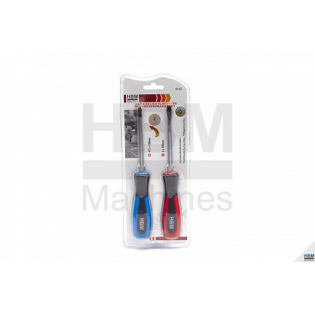 Jeu 2 tournevis résistant aux chocs - 6143