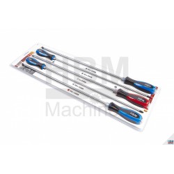 Jeu 5 tournevis 450 mm, résistant aux chocs - 6144