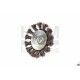 Brosse acier à fil torsadé Ø 75 mm, queue 6 mm - 6307