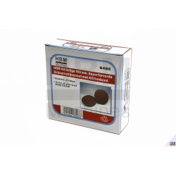 Jeu 40 Disques de ponçage perforés velcro assortis 150 mm - 6485