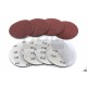 Jeu 40 Disques de ponçage auto-adhésifs assortis 150 mm - 6555