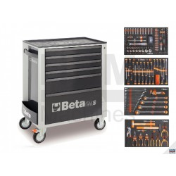 Servante d'atelier BETA 6T Grise + 235 outils - 024002305