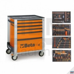 Servante d'atelier BETA 6T Orange + 235 outils - 024002304