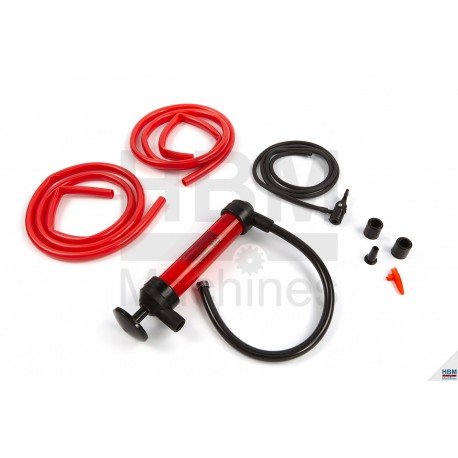 Pompe à vide, siphon + raccords et tuyaux - 6618