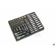 Servante d'atelier 7 tiroirs + 245 outils, porte latérale - 6792