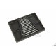 Servante d'atelier 7 tiroirs + 245 outils, porte latérale - 6792