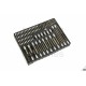 Servante d'atelier 7 tiroirs + 245 outils, porte latérale - 6792