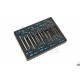 Servante d'atelier 7 tiroirs + 245 outils, porte latérale - 6792