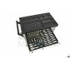 Servante d'atelier 7 tiroirs + 245 outils, porte latérale - 6792