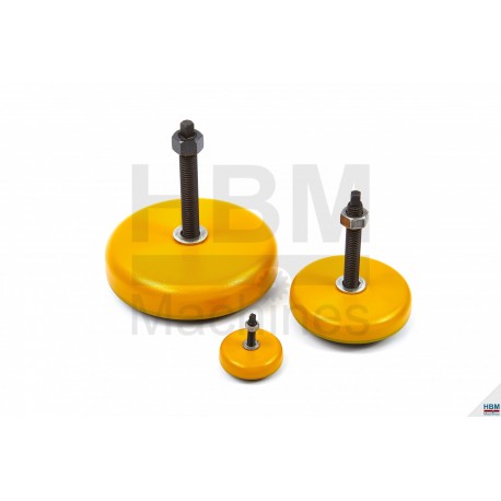 Pied réglable, amortisseur de vibrations 80 kg - 6947
