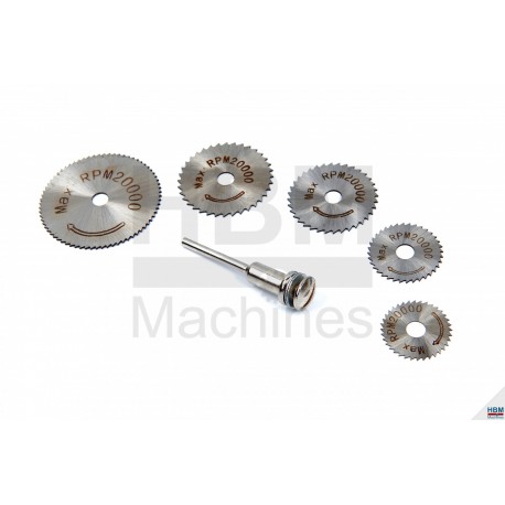 Jeu lames de scie HSS, 6 pièces - 7498