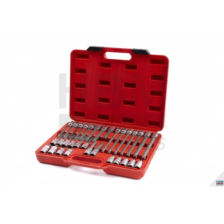 Coffret 32 embouts RIBE sur douilles 1/2" - 3607