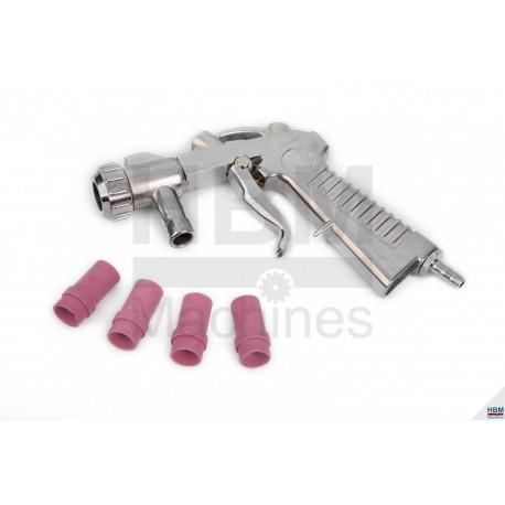 pistolet de sablage pour cabines SBC 90-110-220-350 avec 4 buses      - 01623     